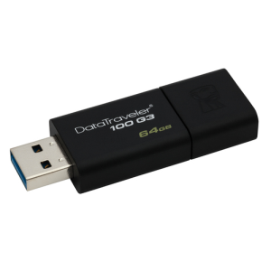 Kingston Technology DataTraveler 100 G3 64GB USB A 3.2 Gen 1 Negro - Pendrive