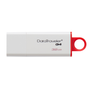 Kingston Technology DataTraveler G4 unidad flash USB 32GB USB tipo A 3.2 Gen 1 (3.1 Gen 1) Rojo, Blanco