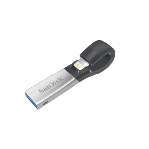 Sandisk iXpand unidad flash USB 16GB USB Type-A / Lightning 3.2 Gen 1 (3.1 Gen 1) Negro, Plata