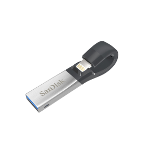 Sandisk iXpand unidad flash USB 32 GB USB Type-A / Lightning 3.2 Gen 1 (3.1 Gen 1) Negro, Plata