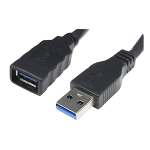 CABLE USB(A) 3.0 A USB(A) 3.0 NANOCABLE 1M NEGRO