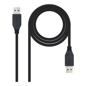 Nanocable 10.01.1002-BK cable USB 2 m 3.2 Gen 1 (3.1 Gen 1) USB A Negro