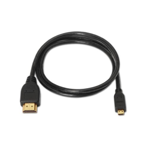 Nanocable HDMI 0.8m cable HDMI 0.8m HDMI tipo A Estándar HDMI tipo D Micro Negro