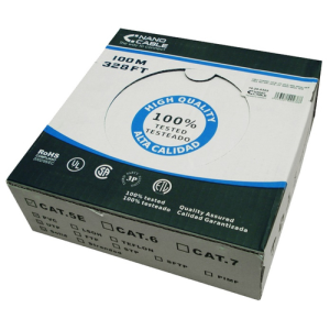 Nanocable CABLE RED RJ45 CAT.6 UTP RIGIDO AWG24, 100 M