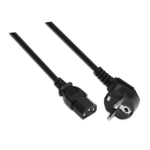 Nanocable 10.22.0105 cable de transmisión Negro 5 m C13 acoplador CEE7/7
