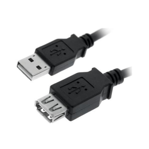 Nanocable USB 2.0 A/M-A/H Negro 3m - Cable