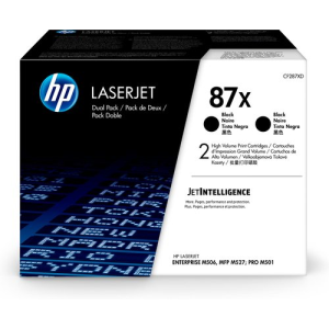 HP 87X Original Negro 2 pieza(s)