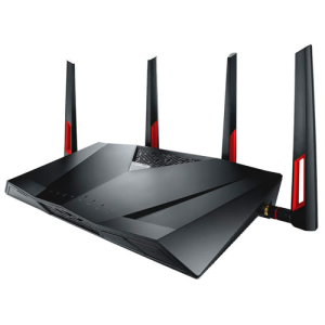 ASUS DSL-AC88U Doble banda 2,4 GHz / 5 GHz Gigabit Ethernet Negro, Rojo - Router Gaming