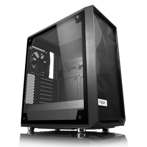Fractal Design Meshify C – TG Midi Tower Negro, Transparente - Caja Ordenador