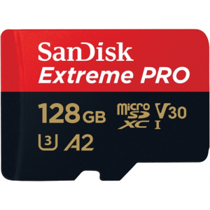 Sandisk 128GB Extreme Pro microSDXC Clase 10 - Tarjeta Memoria