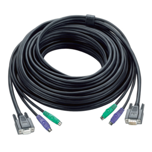 Aten 30ft PS/2 cable para video, teclado y ratón (kvm) 10 m Negro Aten 30ft PS/2 cable para video, teclado y ratón (kvm) 10 m Negro