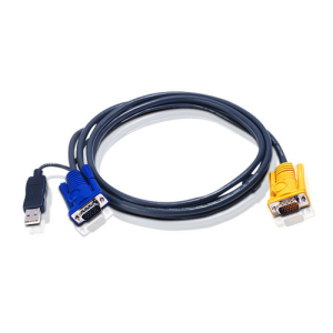 Aten 2L5203UP cable para video, teclado y ratón (kvm) 3 m Negro