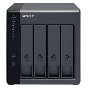 QNAP TR-004 unidad de disco multiple Negro