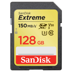 Sandisk Exrteme 128GB memoria flash SDXC Clase 10 UHS-I