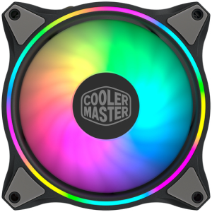 Cooler Masterfan Mf120 halo 12cm negro gris ventilador caja argb 120mm y refrigerador doble anillo iluminación rgb direccionable diseñ carcasa del ord