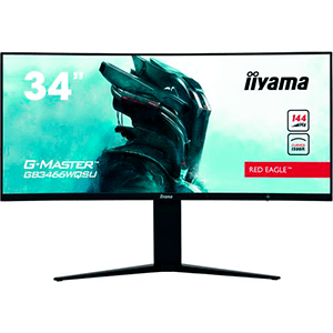 iiyama G-Master GB3466WQSU-B1 34´´ - LED - 2K QHD - 144Hz - UltraWide - Curvo - Monitor Gaming