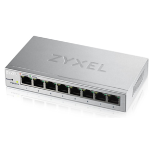 Zyxel GS1200-8 Gestionado Gigabit Ethernet (10/100/1000) Plata