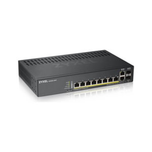 Zyxel GS1920-8HPV2 Gestionado Gigabit Ethernet (10/100/1000) Negro Energía sobre Ethernet (PoE)