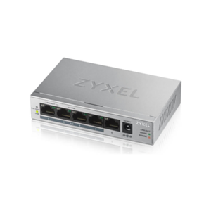 Zyxel GS1005HP No administrado Gigabit Ethernet (10/100/1000) Energía sobre Ethernet (PoE) Plata