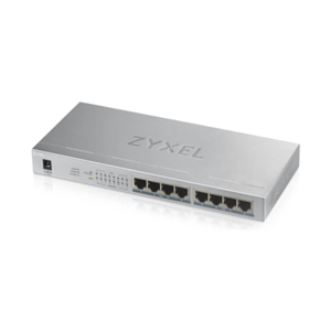 Zyxel GS1008HP No administrado Gigabit Ethernet (10/100/1000) Gris Energía sobre Ethernet (PoE)
