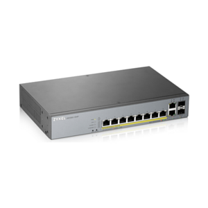 Zyxel GS1350-12HP-EU0101F switch Gestionado L2 Gigabit Ethernet (10/100/1000) Gris Energía sobre Ethernet (PoE)
