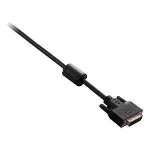 V7 Cable negro de vídeo con conector DVI-D macho a DVI-D macho 2m 6.6ft V7 Cable negro de vídeo con conector DVI-D macho a DVI-D macho 2m 6.6ft