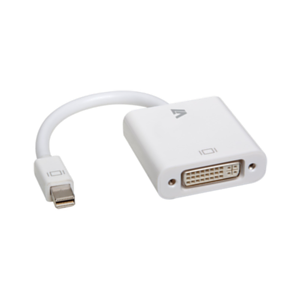 V7 Adattatore video bianco da Mini DisplayPort maschio a DVI-D maschio