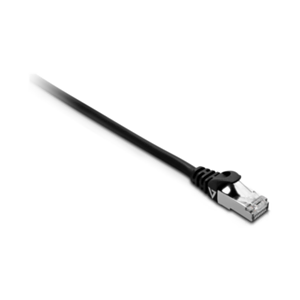 V7 Cable negro Cat7 blindado y laminado (SFTP) con conector RJ45 macho a RJ45 macho 5m 16.4ft