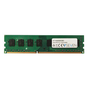 V7 8GB DDR3 PC3-10600 - 1333mhz DIMM Desktop - V7106008GBD - Memoria RAM