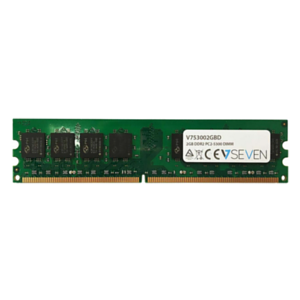 V7 2GB DDR2 PC2-5300 667Mhz DIMM Desktop - V753002GBD - Memoria RAM