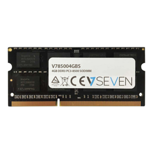 V7 4GB DDR3 PC3-8500 - 1066mhz SO DIMM Notebook - V785004GBS - Memoria RAM