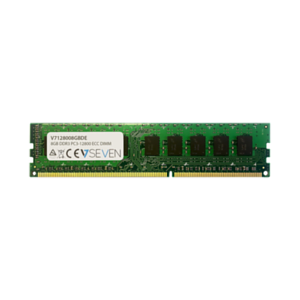 V7 8GB DDR3 PC3-12800 - 1600MHz ECC DIMM - V7128008GBDE - Memoria RAM