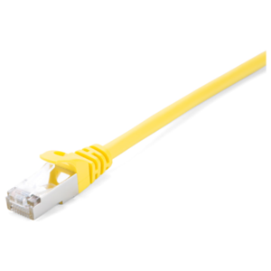V7 Cable amarillo Cat6 blindado (STP) con conector RJ45 macho a RJ45 macho 1m 3.3ft