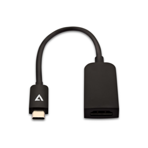 V7 Adaptador USB-C (m) a HDMI® (h) color negro fino