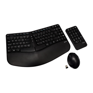 V7 Combinación de teclado, ratón y teclado inalámbrico ergonómico V7 Combinación de teclado, ratón y teclado inalámbrico ergonómico