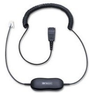 Jabra 88001-04 cable telefónico 0,8 m Transparente, Negro