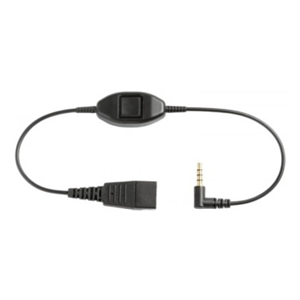 Jabra QD/3.5mm 3,5 mm Negro