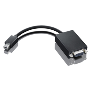 Lenovo 0A36536 adaptador de cable mini-DisplayPort VGA Negro