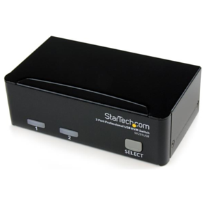 StarTech.com Conmutador Switch Profesional KVM 2 Puertos Vídeo VGA - USB - Hasta 1920x1440