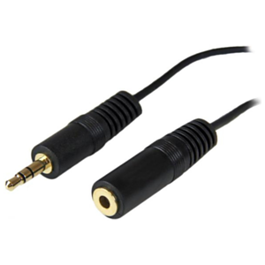 StarTech.com Alargador Extenso Mini Jack 3,5mm Chapado en Oro 3.6m Macho a Hembra - Cable