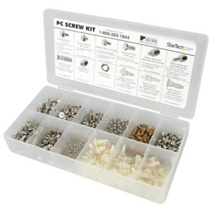 StarTech.com Kit de Tornillos para PC Deluxe - Tornillos, Tuercas y Separadores