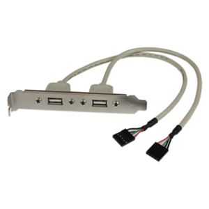StarTech.com Adaptador de Placa USB A Hembra de 2 puertos