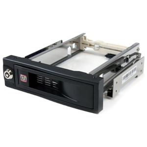 StarTech.com Rack Móvil Aluminio para Disco Duro HDD SATA de 3,5" Pulgadas sin Bandeja Bahía de 5,25"