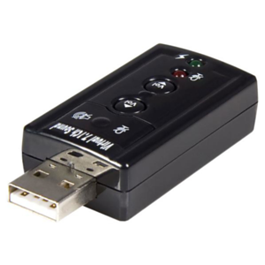 StarTech.com 7,1 Virtual USB Externa Adaptador Conversor - Tarjeta Sonido