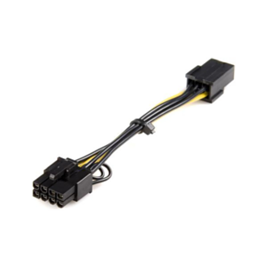 StarTech.com Cable adaptador de alimentación PCI Express de 6 pines a 8 pines