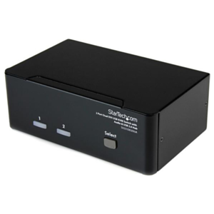 StarTech.com Conmutador Switch KVM de 2 Puertos Doble Monitor DVI Audio 4 Puertos USB 1920x1200 StarTech.com Conmutador Switch KVM de 2 Puertos Doble Monitor DVI Audio 4 Puertos USB 1920x1200