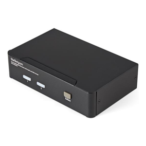 StarTech.com Conmutador Switch KVM 2 puertos HDMI con Hub Concentrador USB 2.0 Audio - 1920x1200