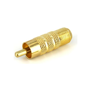 StarTech.com RCA to F Type Coaxial Adapter, M/F conector coaxial