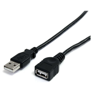 StarTech.com USBEXTAA10BK cable USB 3 m 2.0 USB A Negro