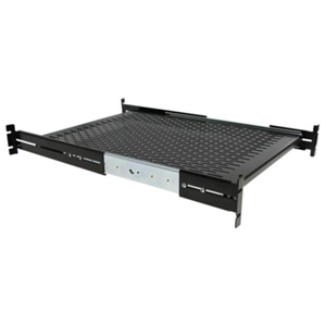 StarTech.com Estante Bandeja Deslizante Perforada Telescópica para Armario Rack de Profundidad Ajustable - 2U 22.7kg